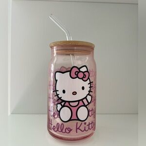 Hello Kitty Glass Tumbler Cup